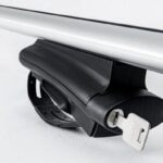 Barra Porta Equipaje Universal Aluminio 137 cms + Llave