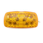 Foco Led Trocha Amarillo Ámbar Lateral 10 Led Multivoltaje