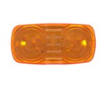 Foco Led Trocha Amarillo Ámbar Lateral 10 Led Multivoltaje