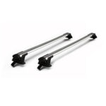 Barras Gruesas Porta Equipaje Universal Aluminio 135 cms Anclaje Interior + Llave