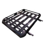Parrilla De Auto Negra 127 Cms X 90 Cms + Barras Porta Equipaje 126 Cms